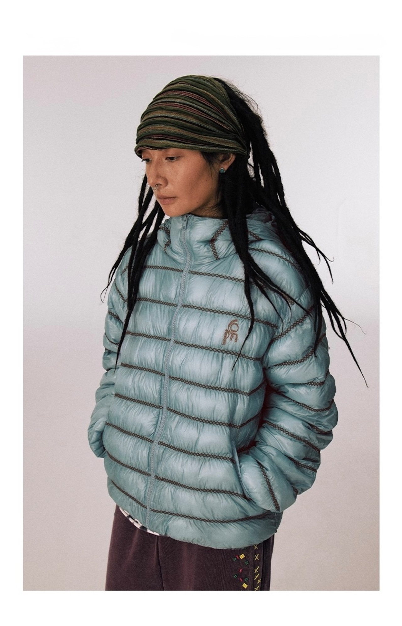 CONP Down Zip Outer Snow Mist