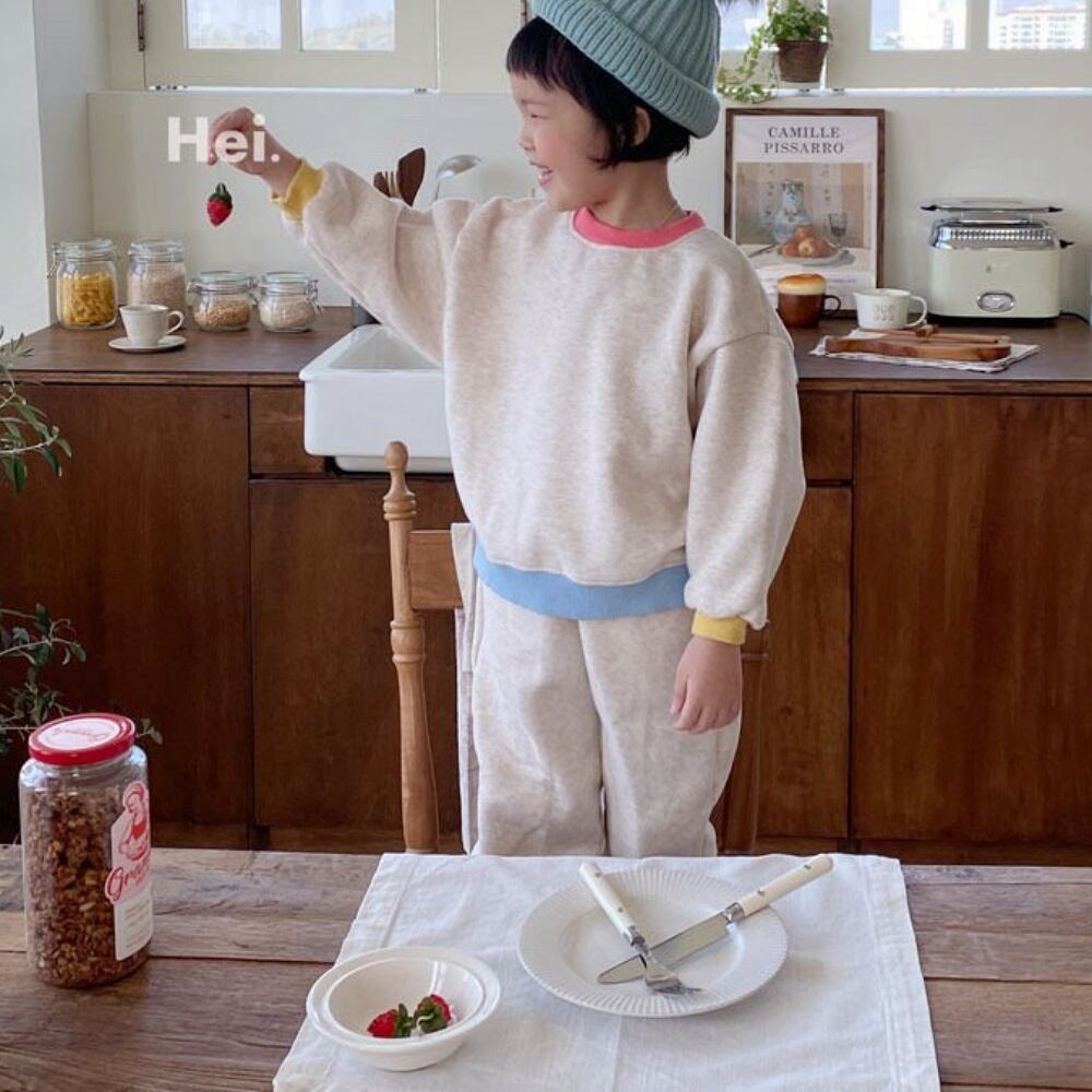 sold out»«Hei» 配色セットアップ 2colors | 子供服 capucapu