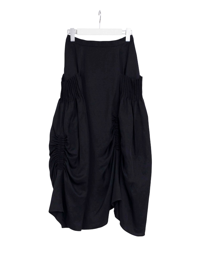 きめの細かいかき氷みたいなスカート | J-33312_BLACK