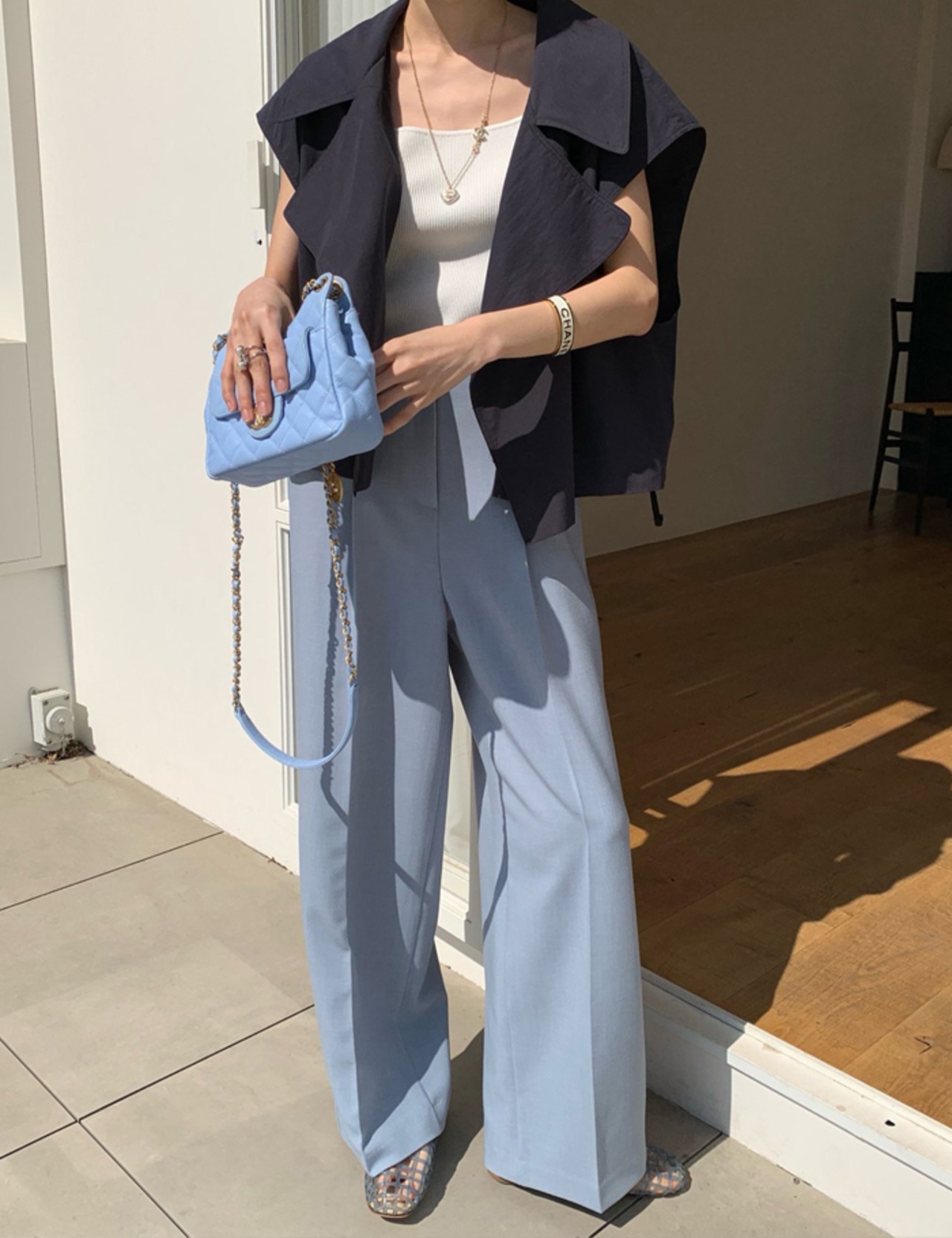 【新作5％OFF・3日間】Spring Simple Slacks_2colors