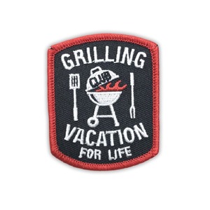 送料無料　生産終了品　在庫数のみ　VFL PATCHES  アイロンパッチ　アメリカンワッペン VFL GRILLING CLUB