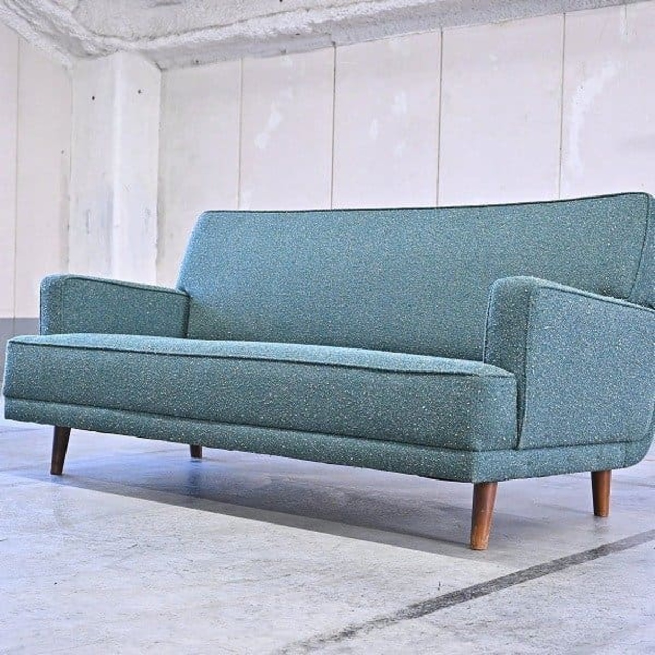 北欧テイスト 2人掛けソファ 2P アーム ナチュラル モダン リビング ダイニング【中古家具/中古インテリア/USED家具ユーズド家具/リサイクル】