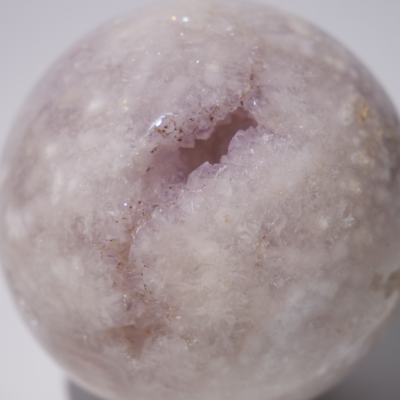 ピンク アメシスト アメジスト / フラワーアゲート【φ5.6cm】/ スフィア