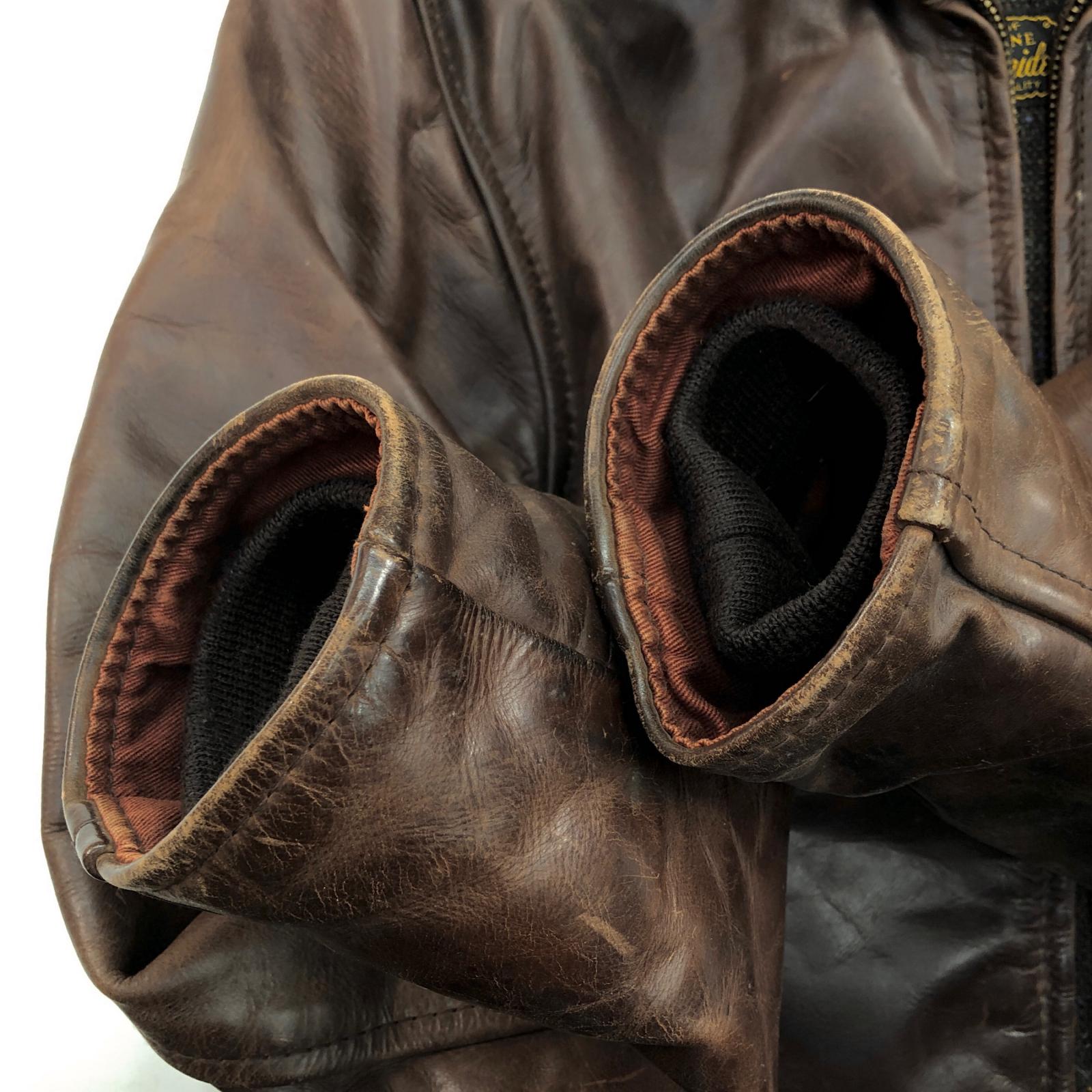 ア*ー様 エアロレザーハイウェイマン90sヴィンテージ AERO LEATHER エアロレザー 80 -90年代 スコットランド製 HIGHWAYMAN