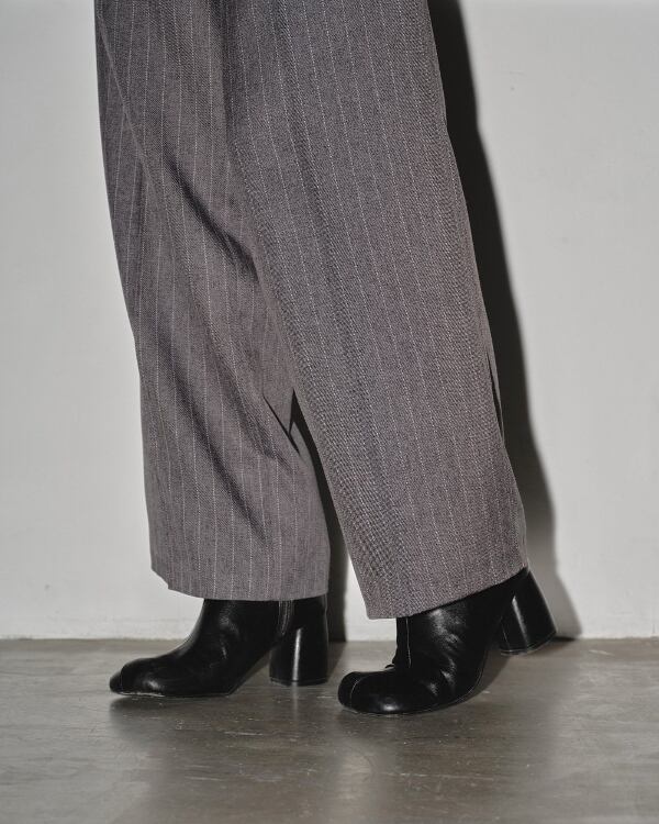 【即納】TODAYFUL トゥデイフル LIFEs ライフズ　Stripe Twill Trousers ストライプツイルトラウザーズ 12420701 吉田怜香【2024】【AW】【2024秋冬】【2024AW】【入荷】 TODAYFUL トゥデイフル / Stripe Twill Trousers ストライプツイル