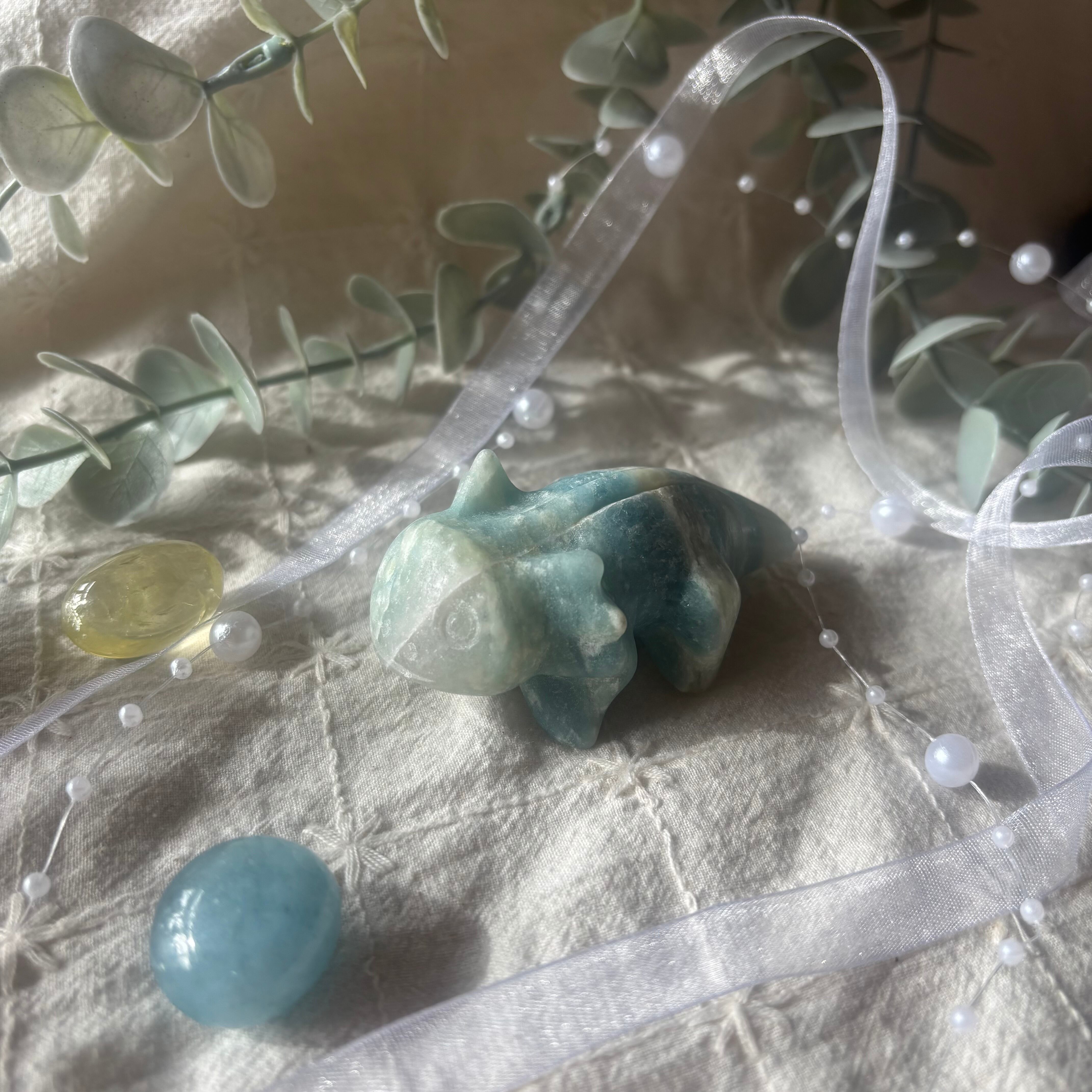 【アマゾナイト】ときめきサラマンダー