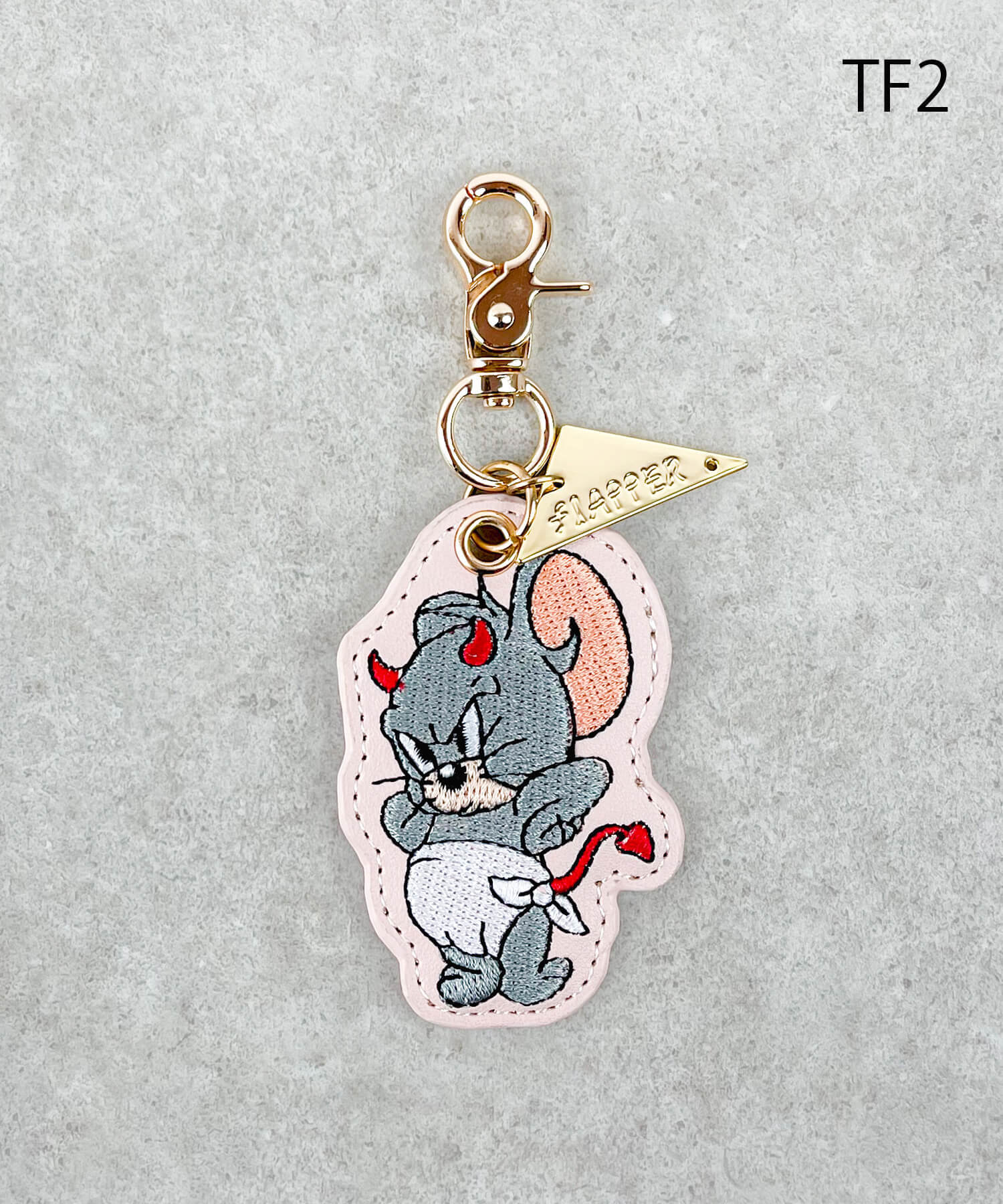 F258057_TOM and JERRY×Flapper タフィー天使と悪魔刺繍チャーム | Flapper