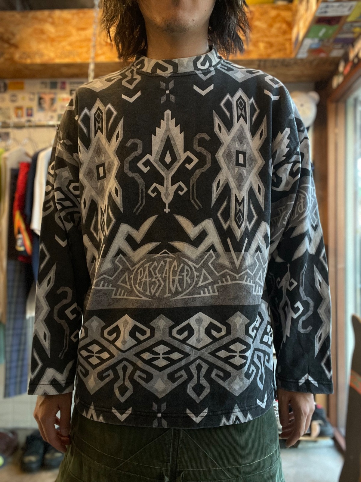 Sweat Passenger Noir Unisexe Taille S - Pull Graphique Voyage - Occasion Parfait état