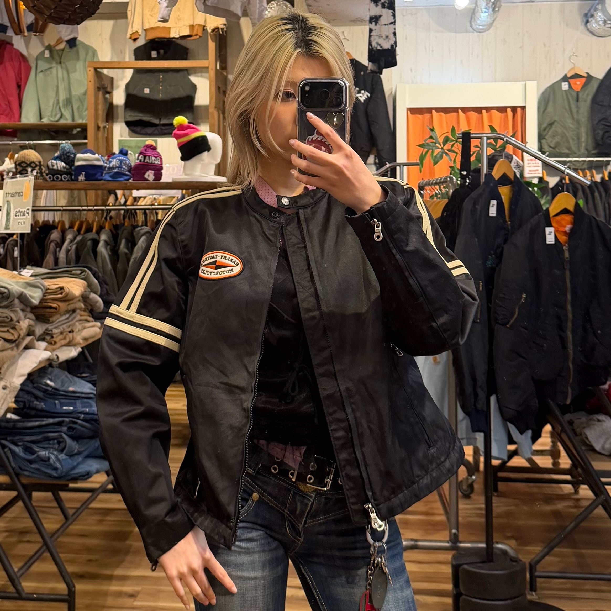 user_17a154ad専用 ハーレーダビッドソンジャケットレディース Harley-Davidson/ハーレーダビッドソン】ジャケット | 古着屋KAKAVAKA