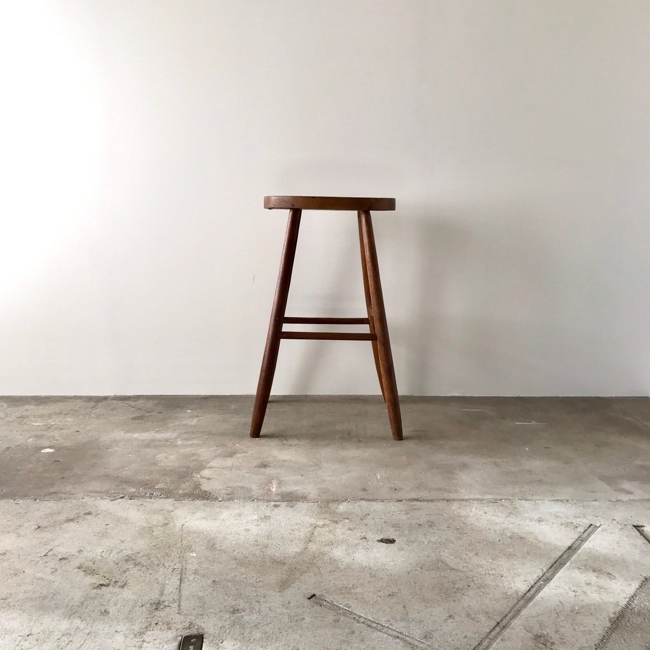 ハイスツール　オーバル / 古家具