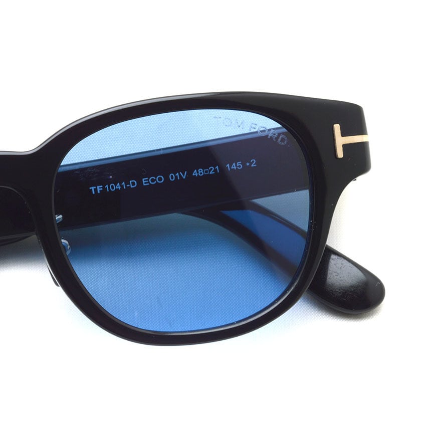 お*ん様 TOM FORD　 TF1041-D 01V ブルーレンズ サングラス TOM FORD / TF1041-D ECO / 01V ブラック - ライトブルーレンズ