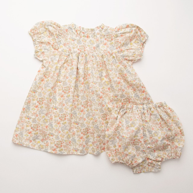 Nellie Quats/Cats Cradle Dress & Skipping Bloomer Set - Nancy Ann Liberty Print Organic Cotton