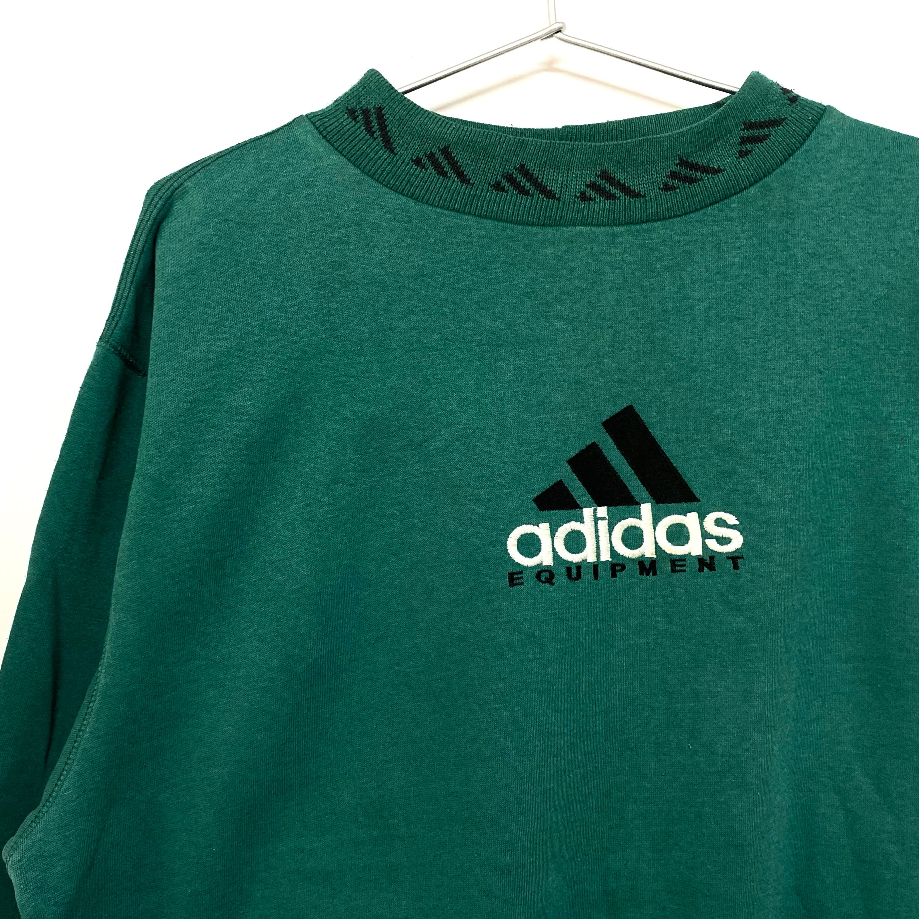 90年代 オーストラリア製 adidas アディダス EQUIPMENT ロゴ 刺しゅう