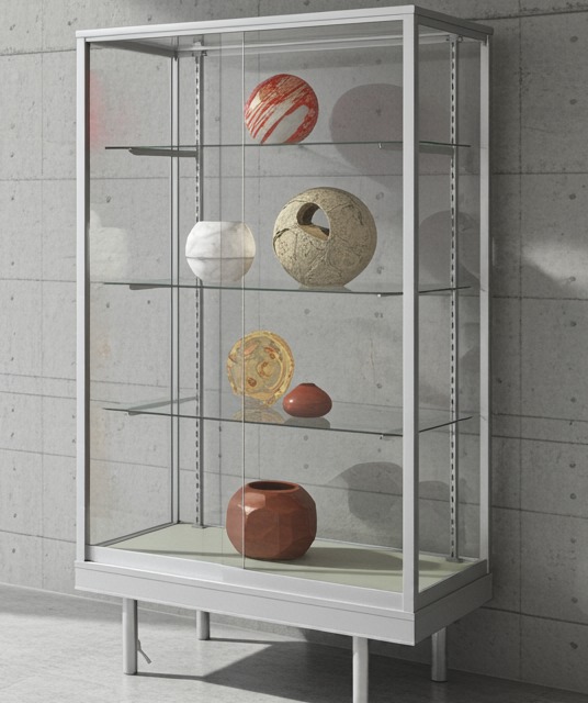 幅900奥行450高さ1528mm業務用ガラスケース ショーケース | スズキ陳列 幅900奥行450高さ1528mm業務用ガラスケース ショーケース | スズキ陳列