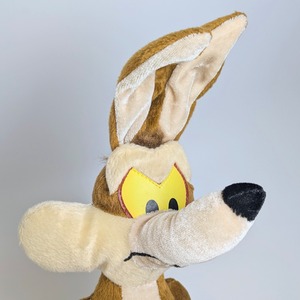 ☆ DEADSTOCK / VINTAGE 90' ☆【 Looney Tunes ( ルーニーテューンズ ) 】ワイリー・コヨーテ plush CANADA LIMITED / ぬいぐるみ / プラッシュ 〚アメリカン雑貨 アメトイ〛