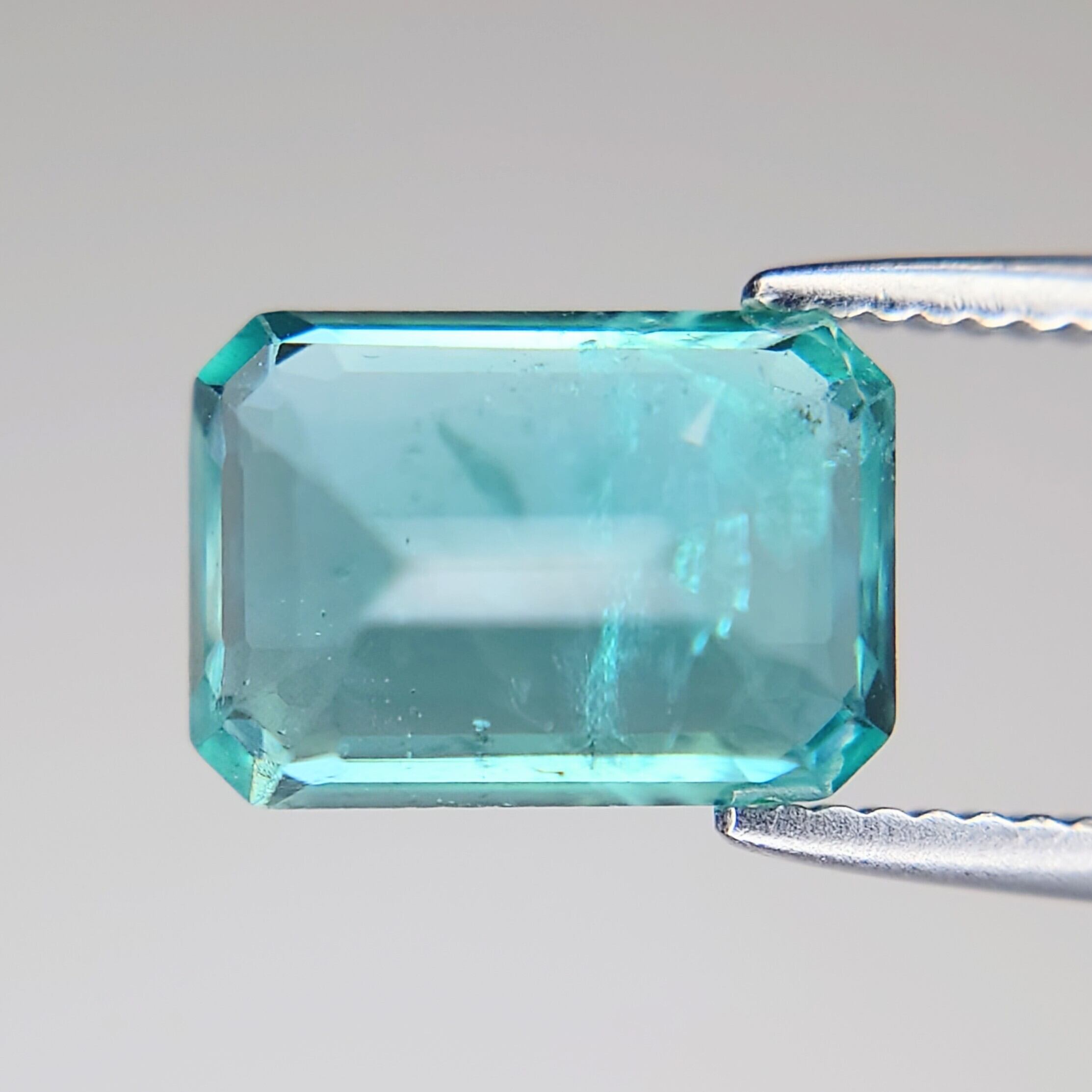 希少 Blue Green Emerald 0.958ct JGGLソ付 / Green Blue Beryl GIA