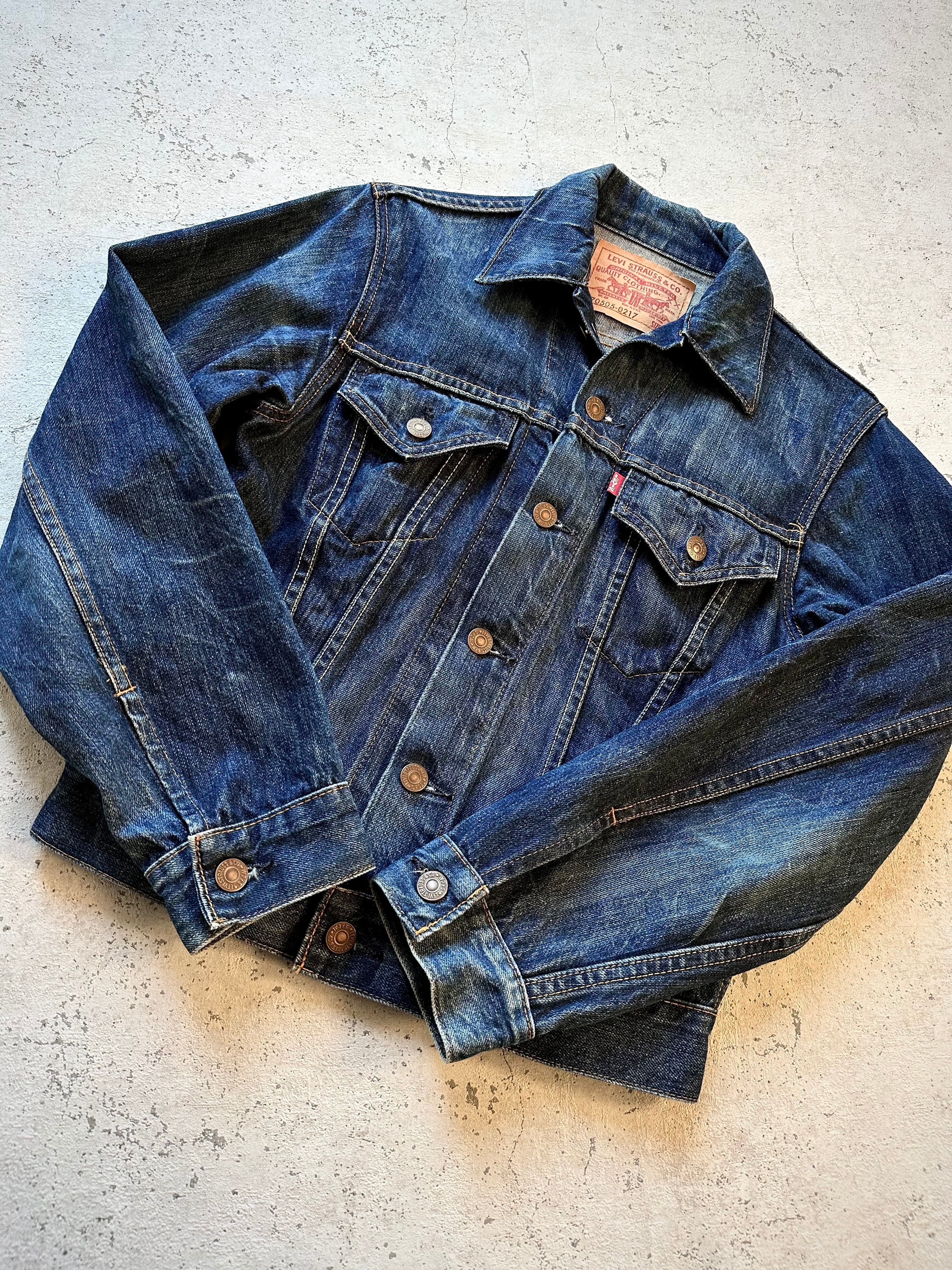 90s USA製 Levis 70505 デニムジャケット アメリカ製 オールド-