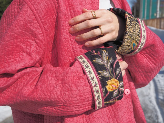 INDIA reversible quilting jacket
