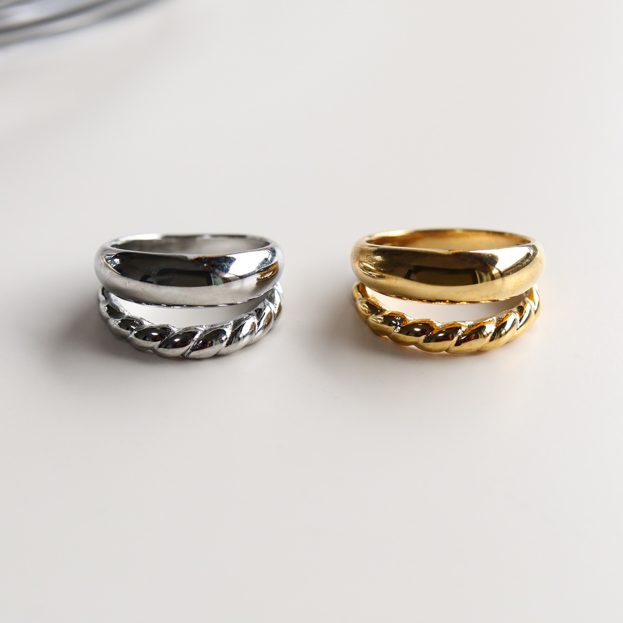 6/5(金)21時新作発売*stainless ボリューム チェーン リング