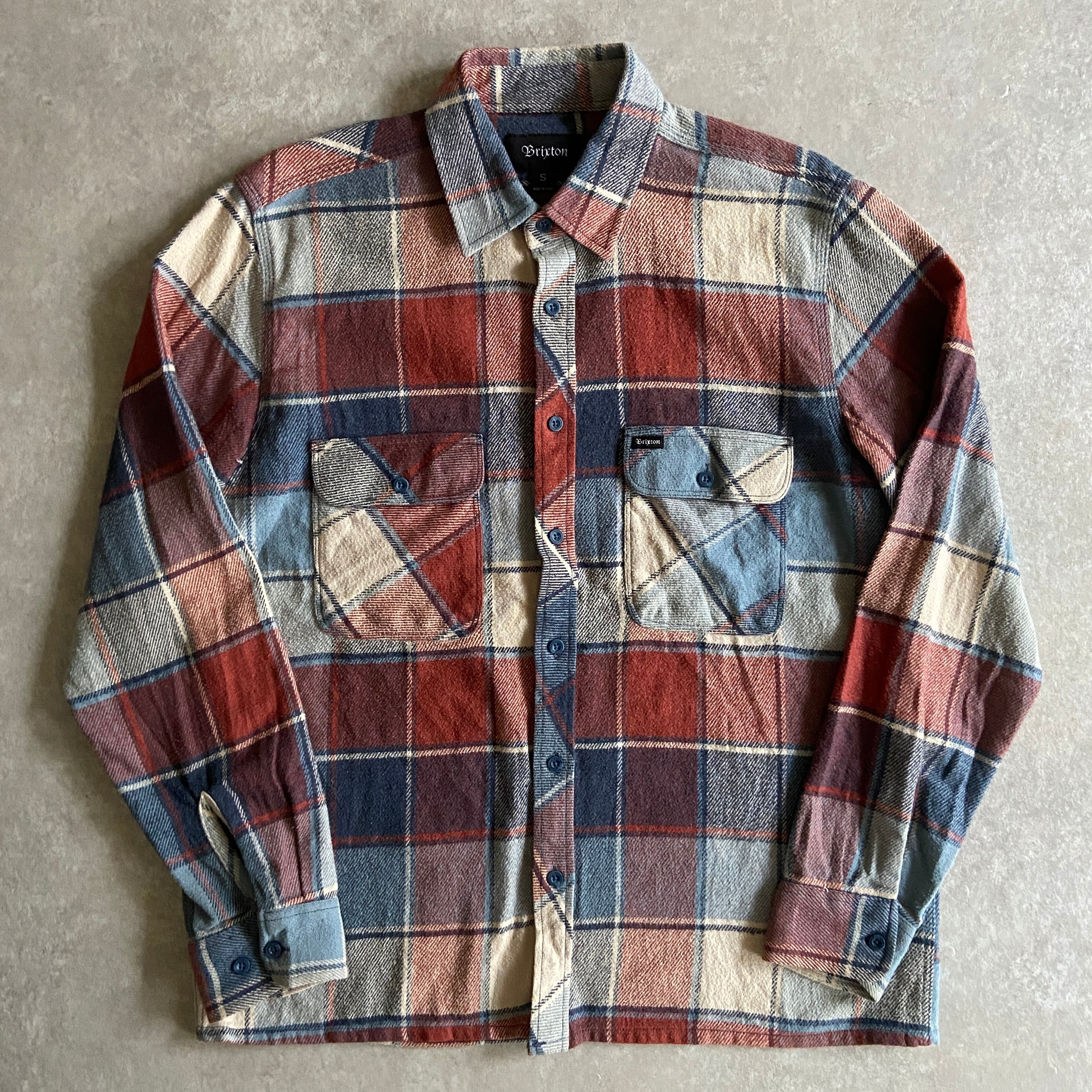 L/S Flannel Check Shirt S H713
