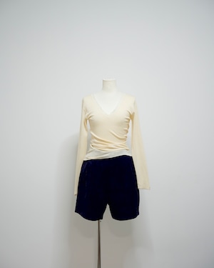 lace design knit tops / euro vintage(FRANCE)