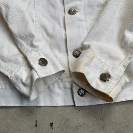 60's~ LEVI'S リーバイス 70505-1051 ホワイトデニムジャケット 60's~ LEVI'S リーバイス 70505-1051 ホワイトデニムジャケット