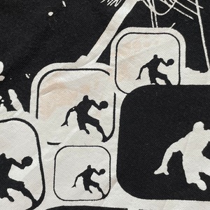 【AND1】バスケットボール プリント Tシャツ L ビッグプリント アンドワン US古着