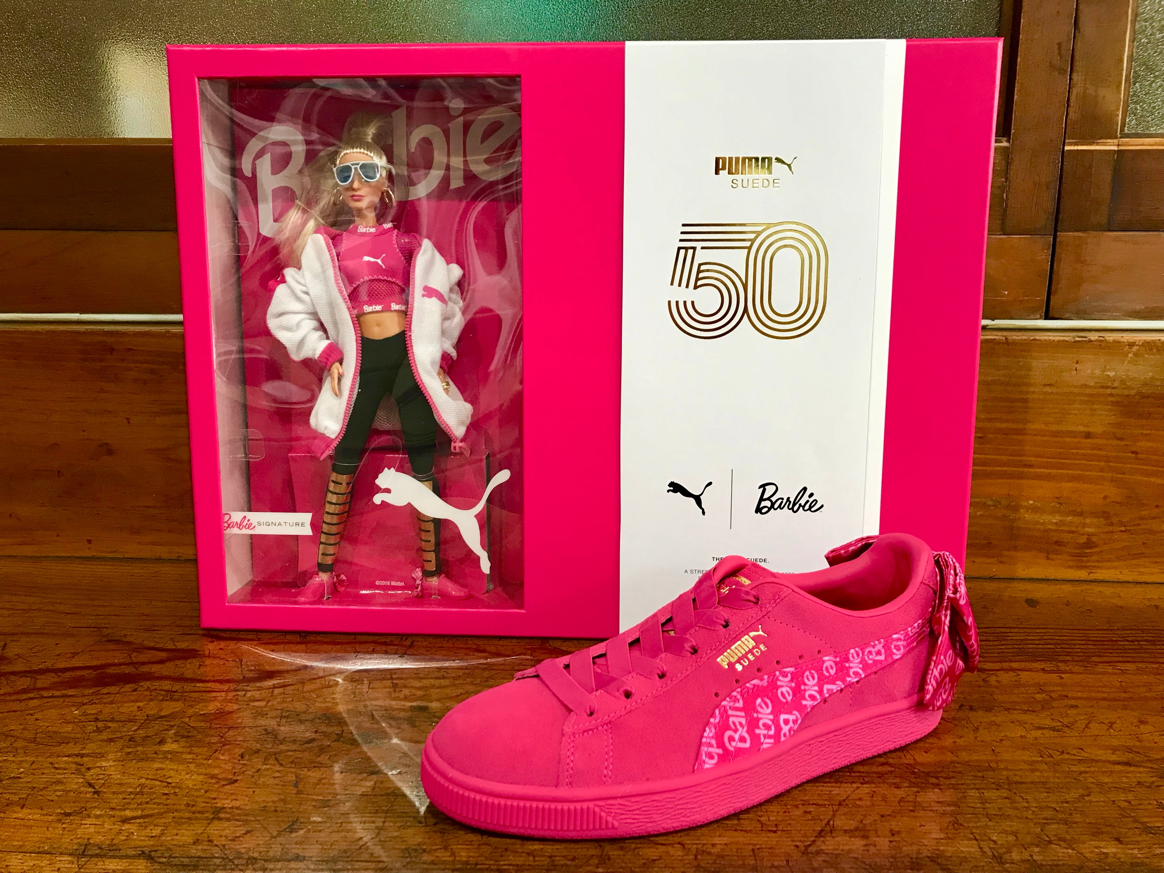 ligero demoler extremidades PUMA SUEDE CLASSIC x BARBIE W/DOLL (RASPBERRY PINK/WHITE) | "JACK OF ALL  TRADES" 万屋 MARU