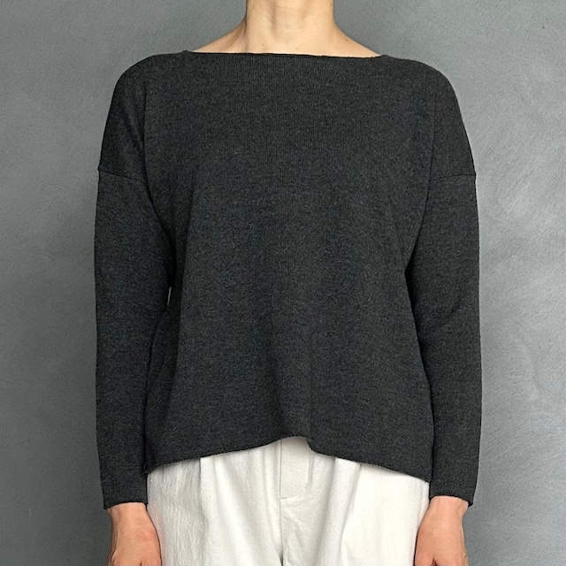 wool pullover　ウールプルオーバー　evam eva