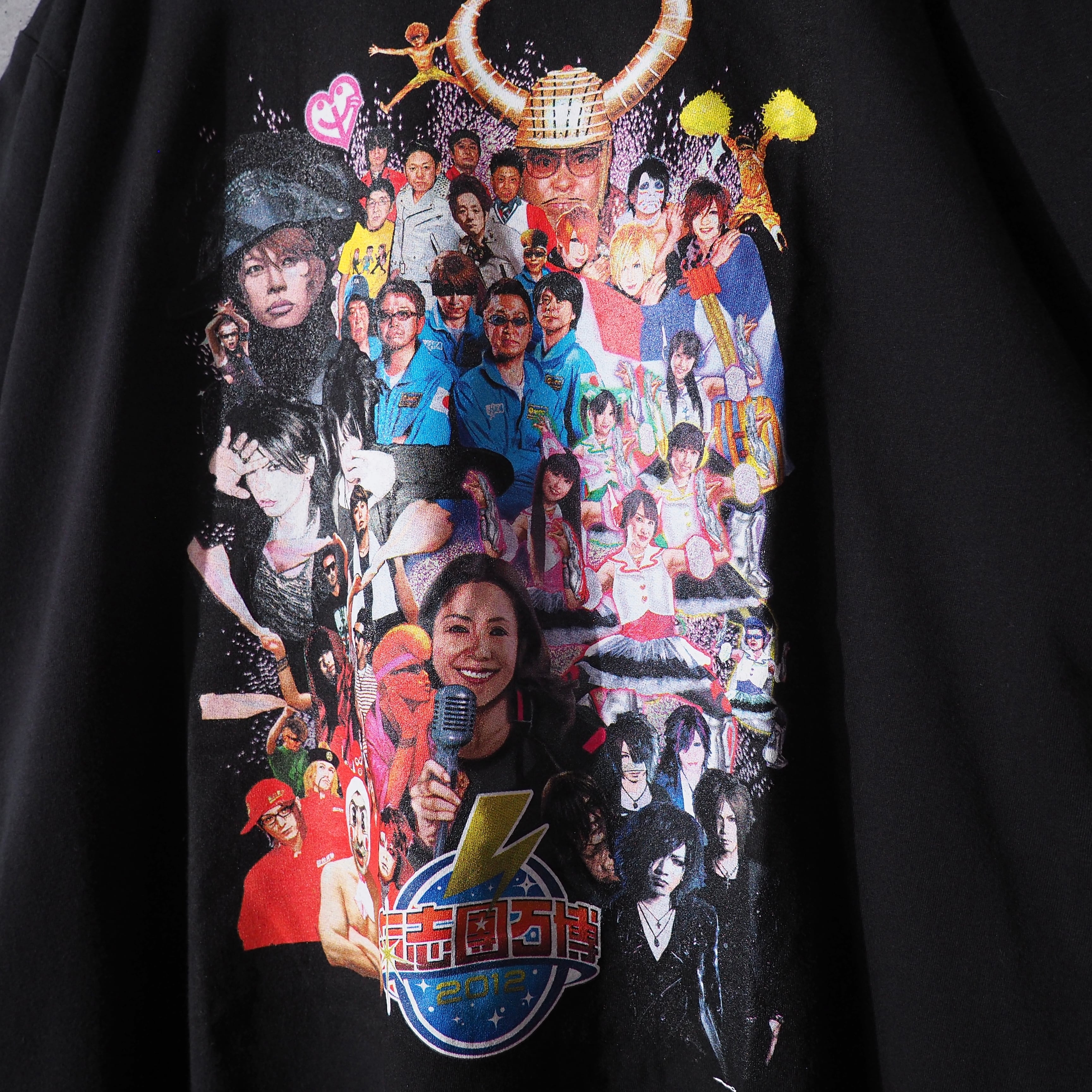 2012s " 氣志團万博 " All Star printed Tee