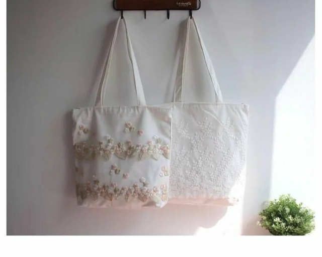 【即日発送】white lace bag