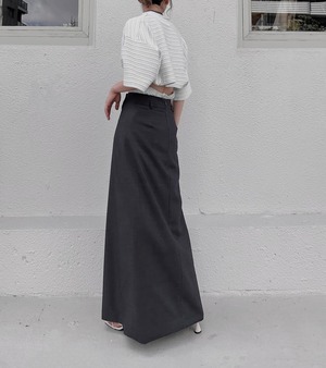 2way Border Bolero Top / WHITE