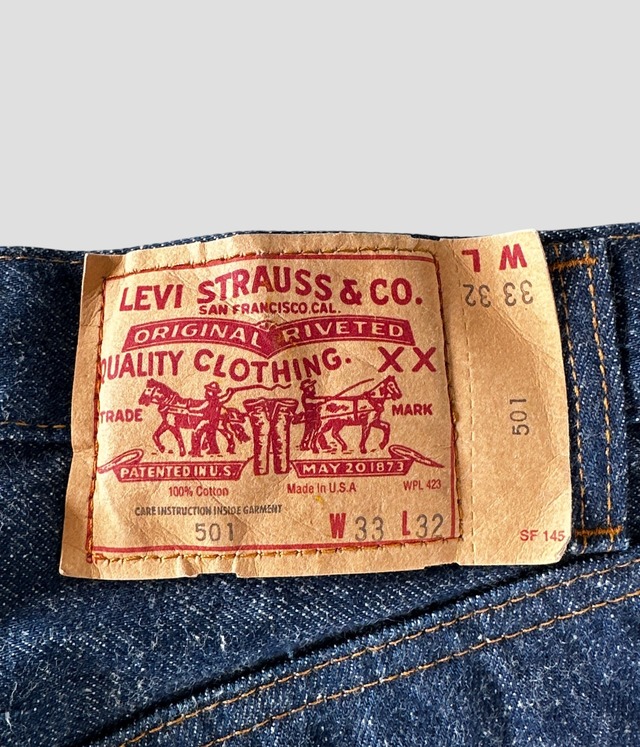 -Levi's- Vintage 80s W33L32 501 Denim Pants made in USA