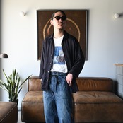 INTÉRIM HYPER BIG RAYON LINEN SHIRTS JACKET　style