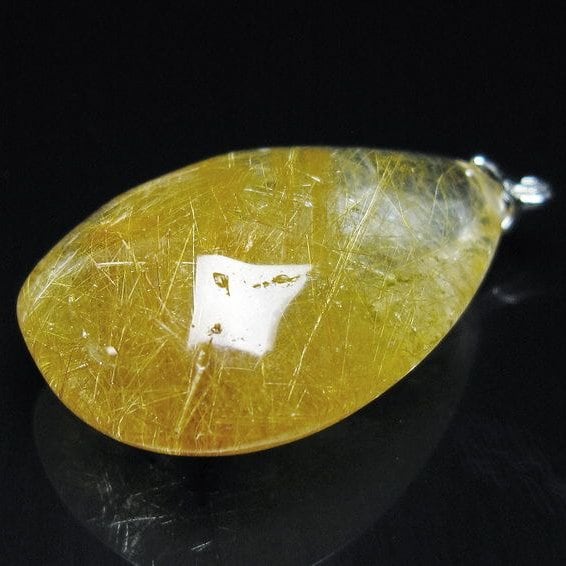 ルチルクォーツ ペンダント 一点物 メール便可 [M便 1/20] 112-13084