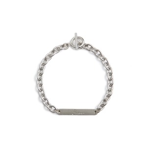 Plate chain bracelet