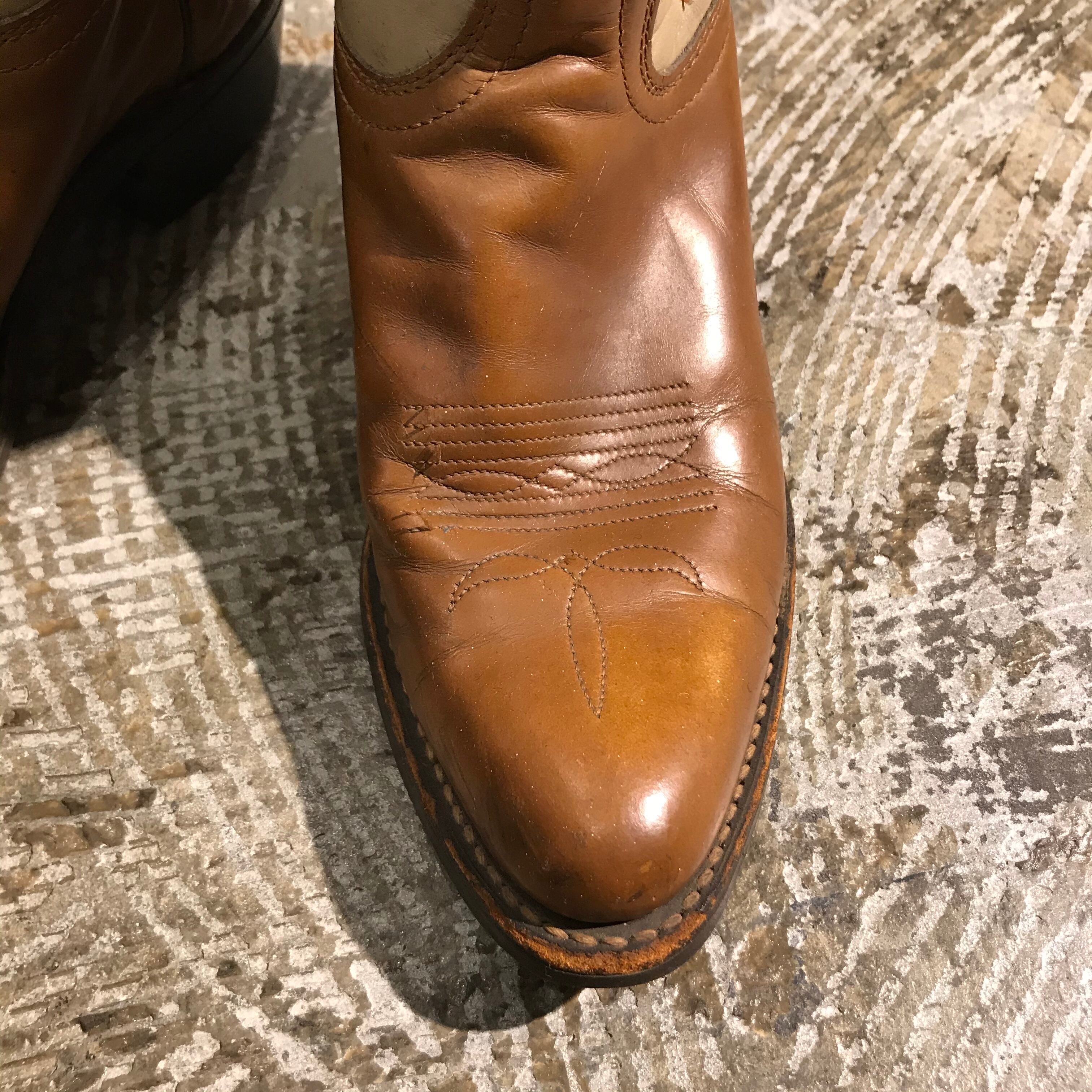 made in USA/western boots/アメリカ製ウエスタンブーツ/ブラウン ...