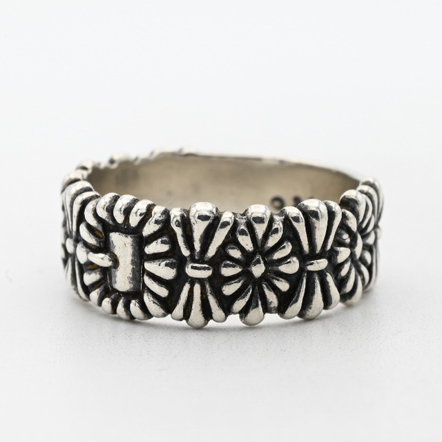 Fancy Buckle Design Band Ring By Carolyn Pollack #21.5 / USA