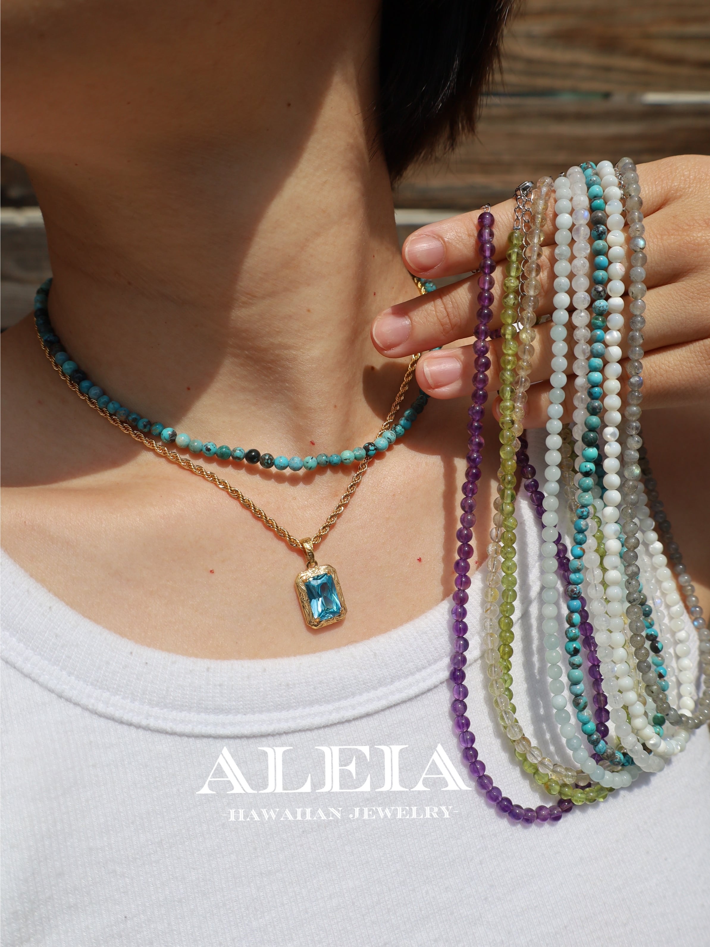 ワンランク上の天然石ネックレス | ALEIA【Hawaiian jewelry