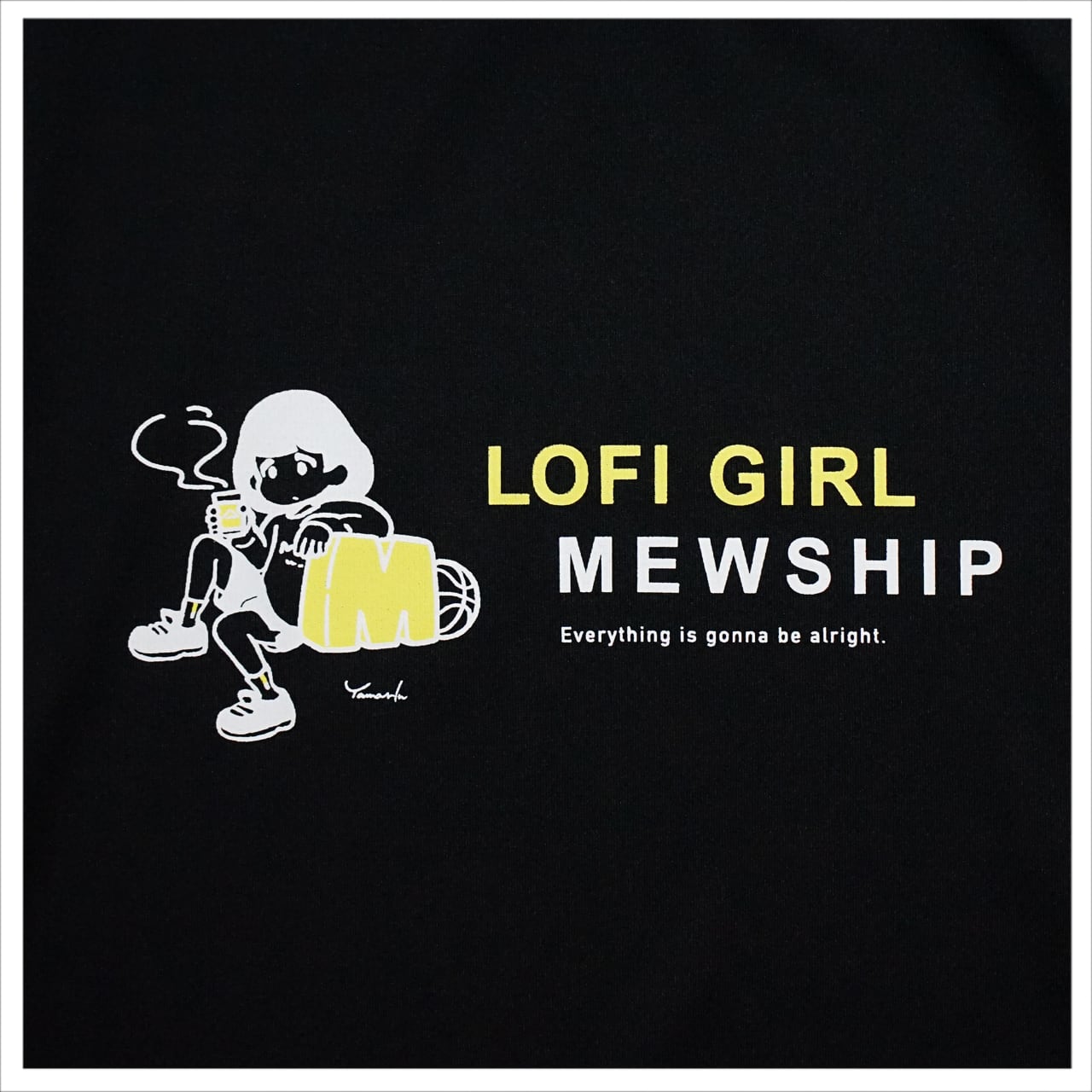 LOFI GIRL S/S PL <Black×White×L.Green> - 画像2