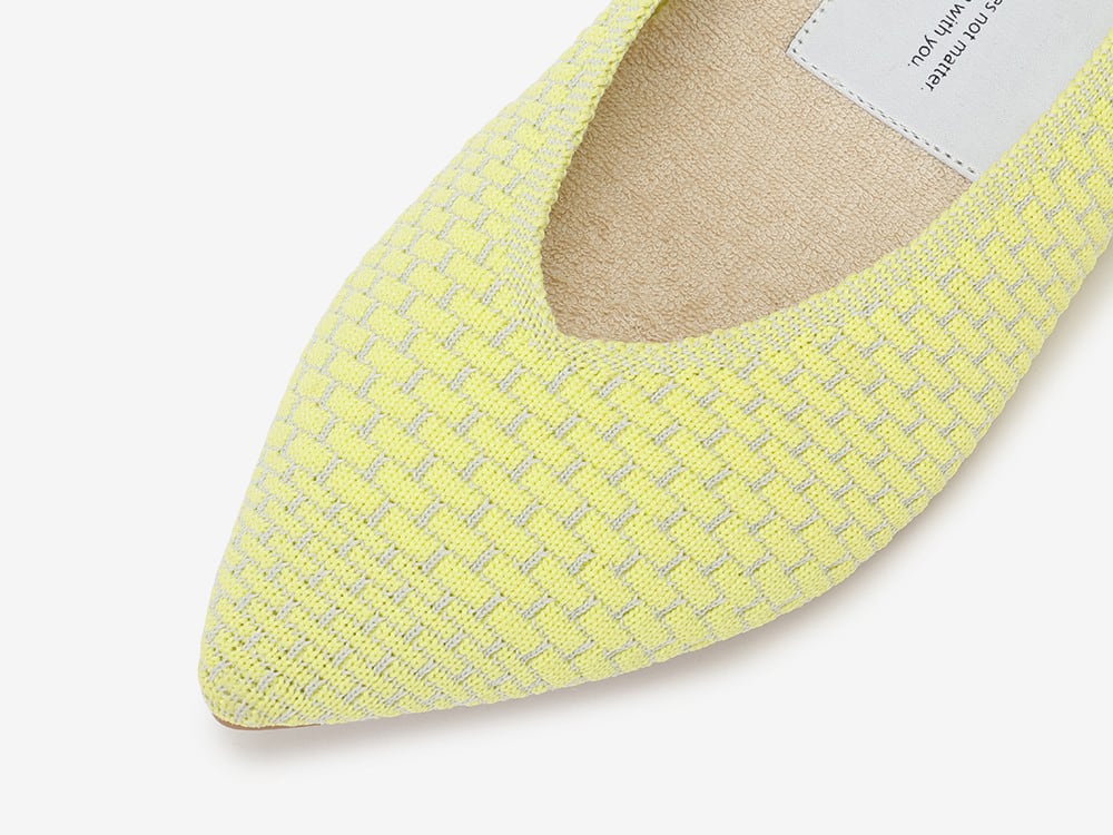plain rectangular pattern / YELLOW & KHAKI | Offen