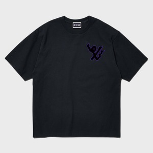DPW MU LOGO Purple　 S/S Tee / BLACK　日本製