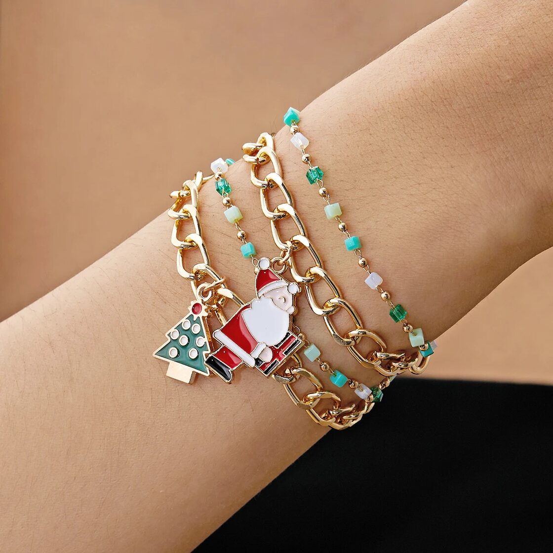 キッズ アクセサリー ブレスレット 雪だるま・シマエナガ 12点セット  