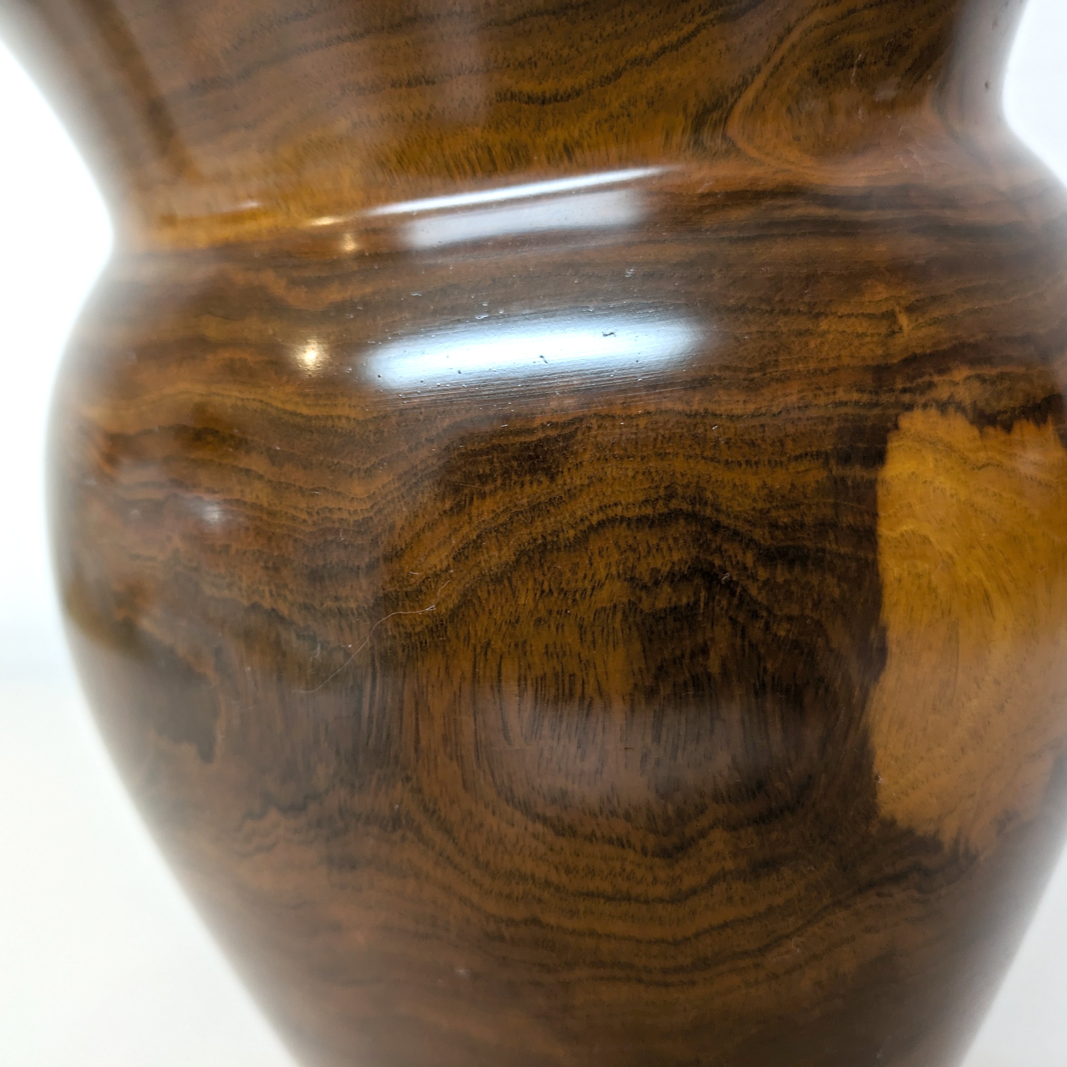 木壺・壺型花器・フラワーベース・No.230531-27・梱包サイズ80