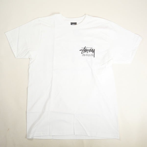 Size【M】 STUSSY ステューシー STOCK LOS ANGELES TEE WHITE LA限定T