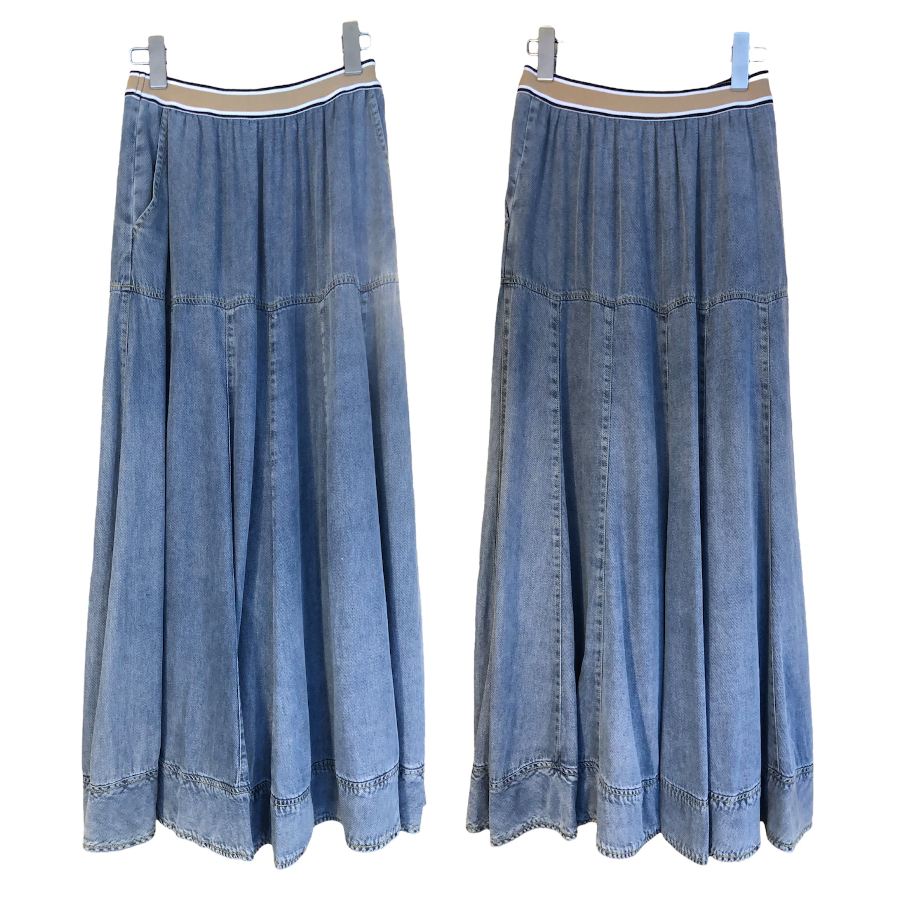 ayane（アヤン）テンセルデニムフレアスカート（WOMENS） | Antique