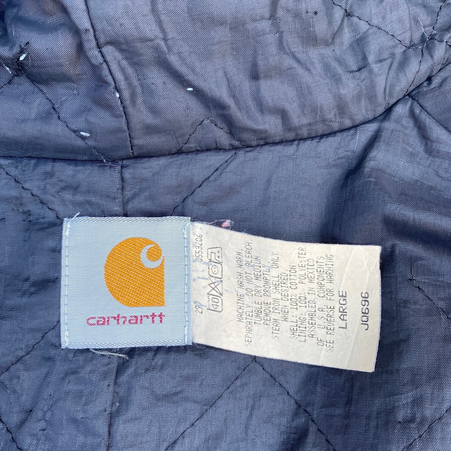 80年代 Carhartt カーハート ダック地 アクティブジャケット 80年代 Carhartt カーハート ダック地 アクティブジャケット