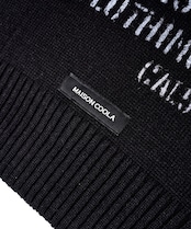 バックペイントオーバーサイズニットベスト (BLACK) CQ-47035