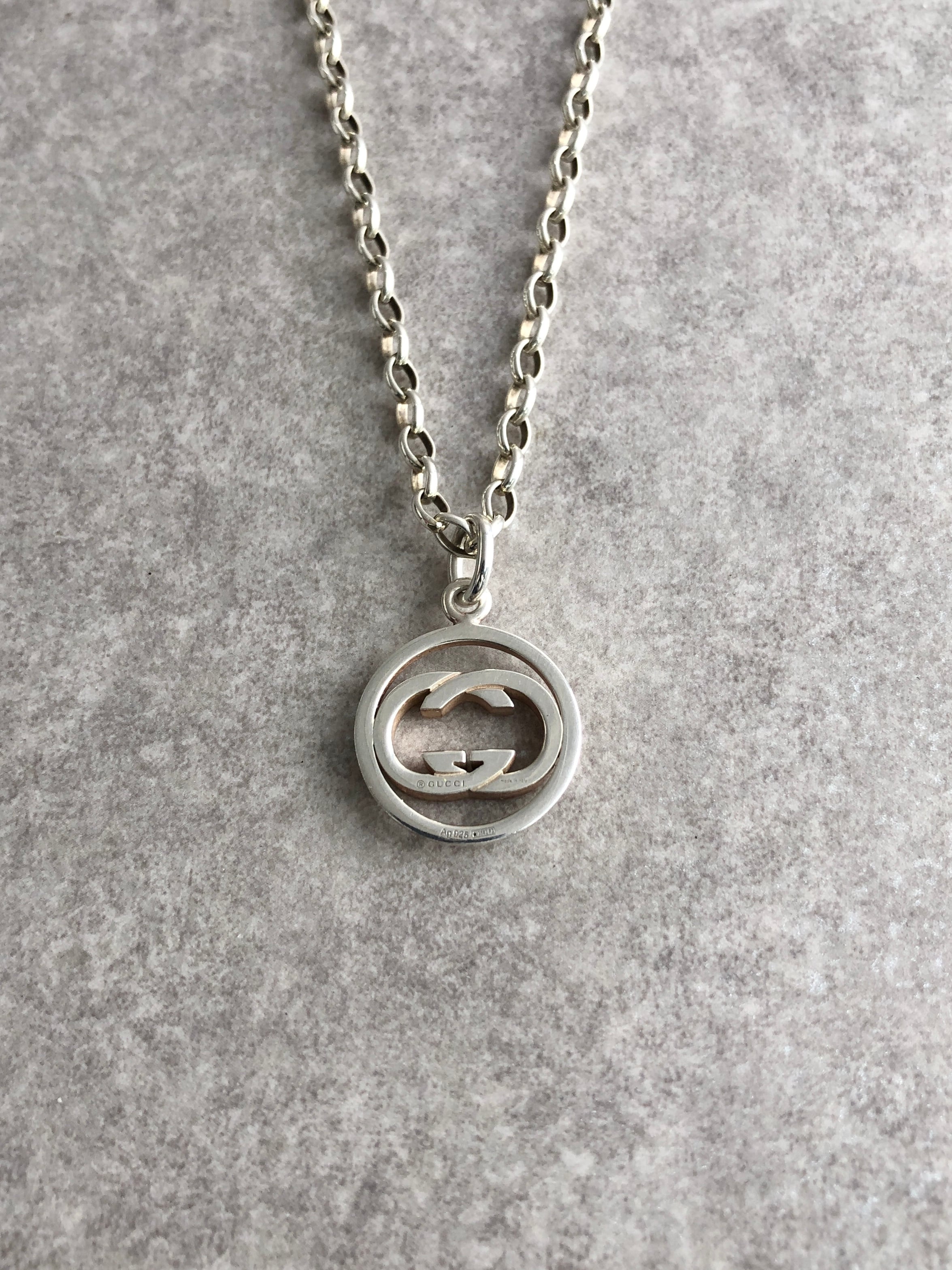 GUCCI グッチ ネックレス シルバー ドッピアG 925 vintage