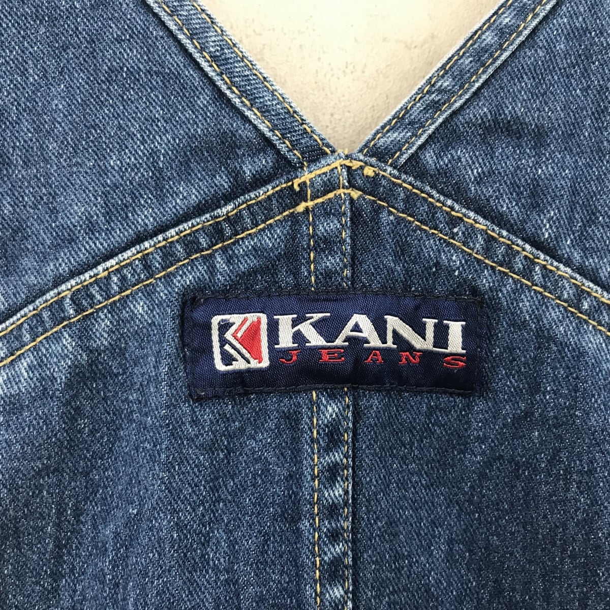KARL KANI カールカナイ 90年代 デニム オーバーオール ロゴ 